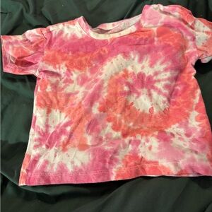 The Children's Place Pink and Orange Tie-Dye Tee